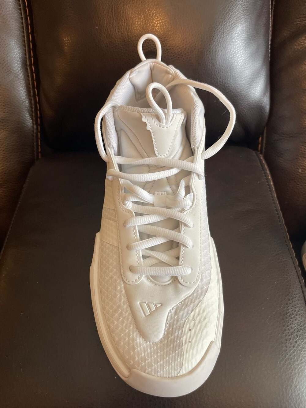 Adidas Exhibit Select Basketball Shoes White - Picture 6 of 12
